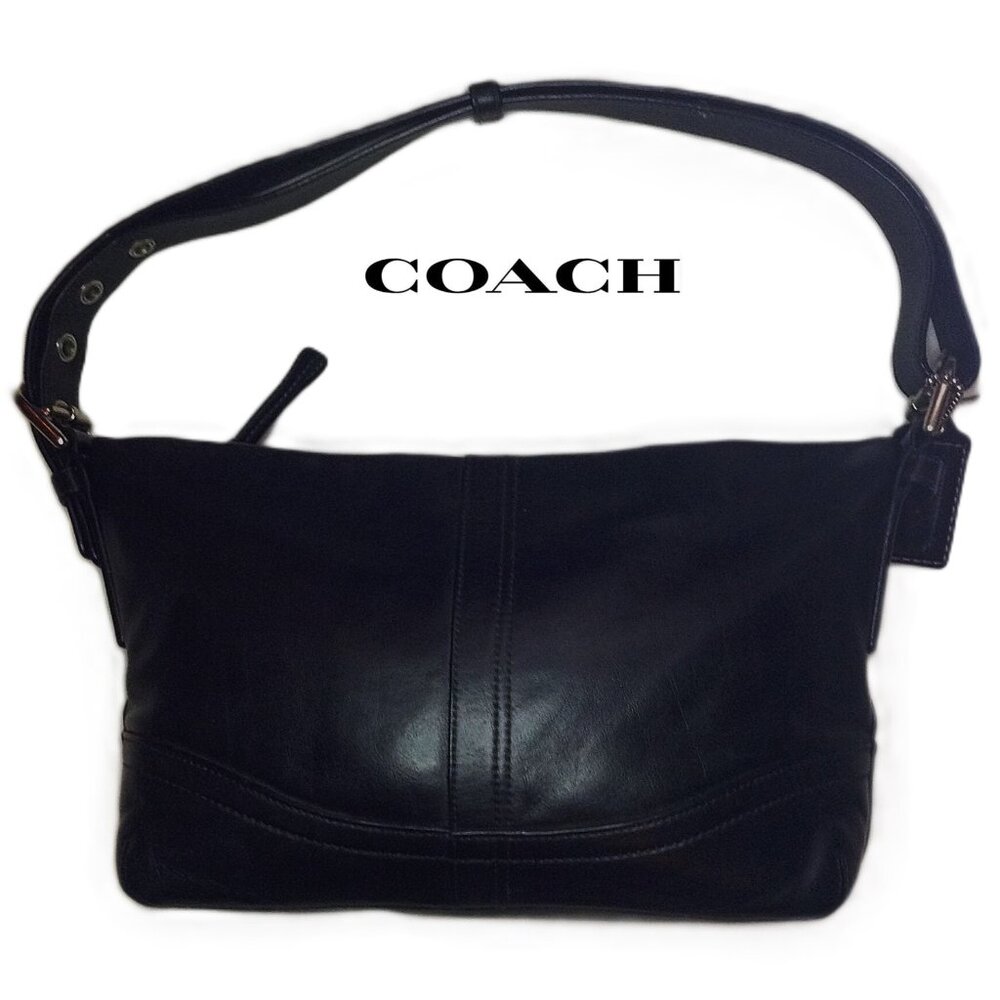 COACH F10939 CONVERTIBLE CROSSBODY SHOULDER BAG in Black